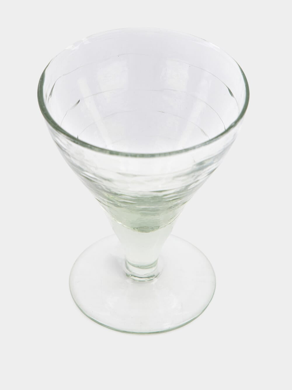 Cocktail Glass with Cutting