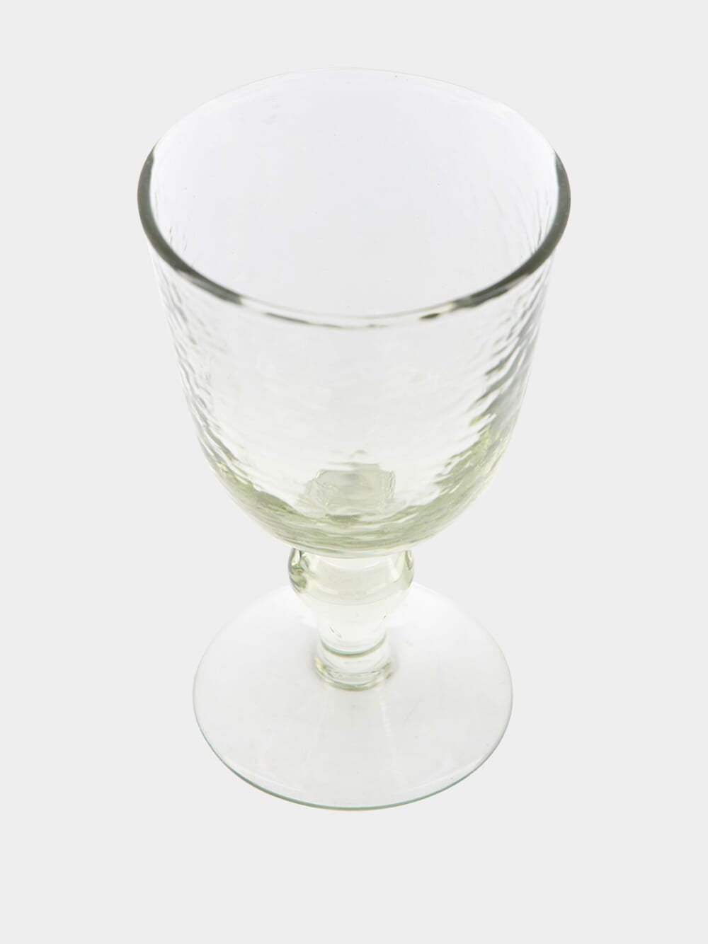 Hammered Wine Glass