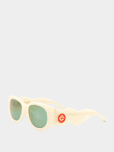 Casablanca Cream The Memphis Sunglasses