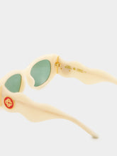 Casablanca Cream The Memphis Sunglasses