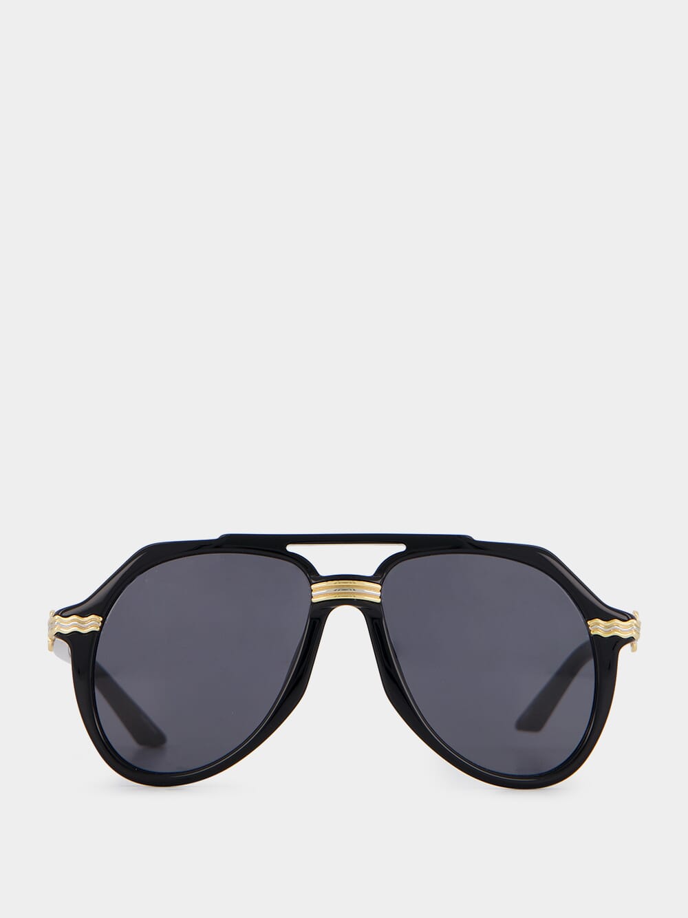 Rajio Black and Gold Sunglasses