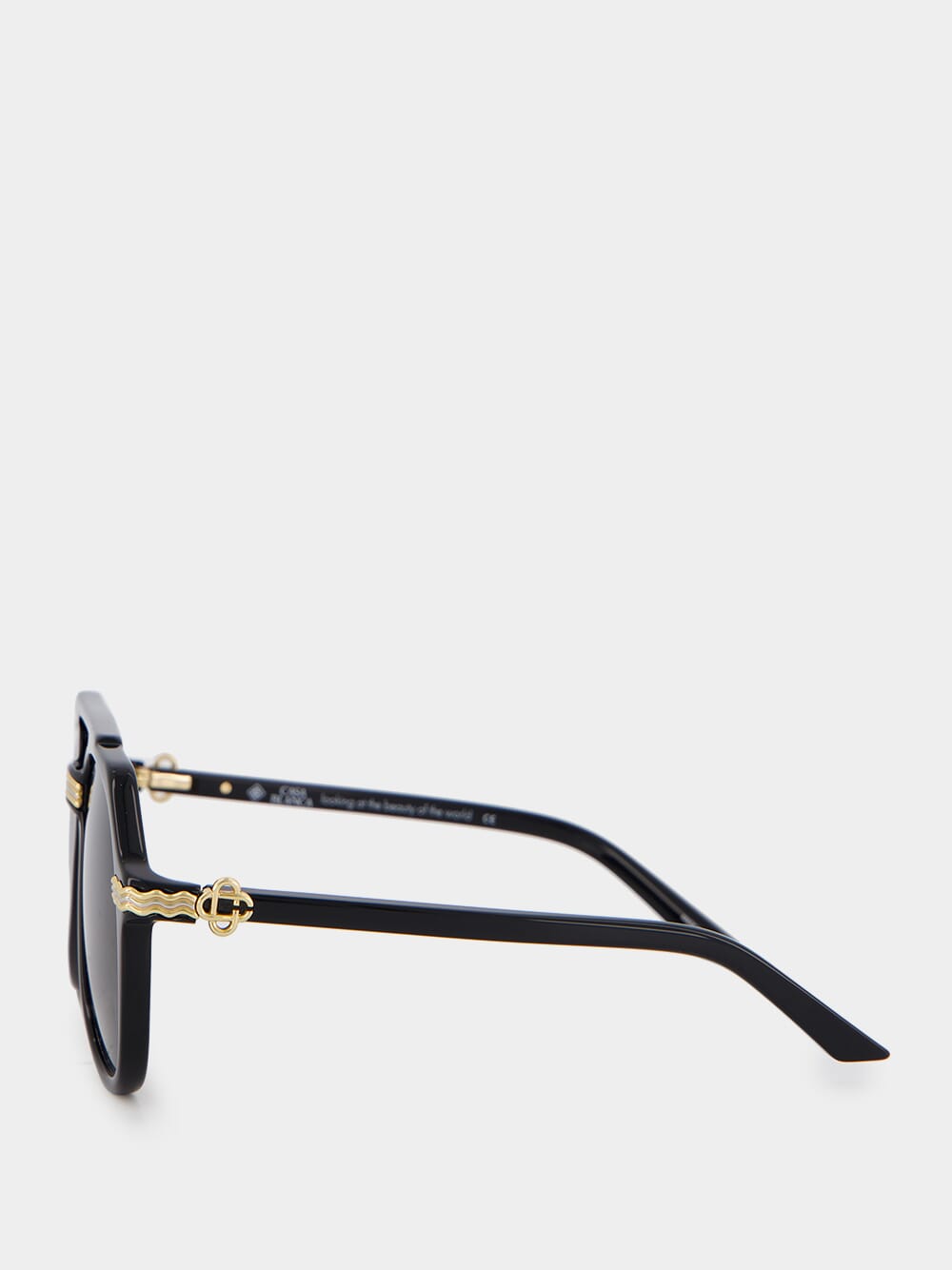 Rajio Black and Gold Sunglasses