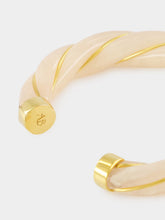 Aurélie Bidermann Ivory Diana Glazed-Effect Bangle