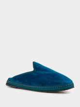 Piedaterre Blue Velvet Dandy Slippers