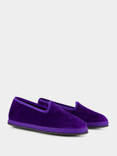 Piedaterre Modigliani Flats in Purple Anarchico Velvet