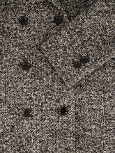 Dolce & Gabbana Grey Double-Breasted Wool Coat