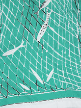 Altuzarra Green Fishnet Silk Maxi Skirt