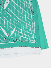 Altuzarra Green Fishnet Silk Maxi Skirt