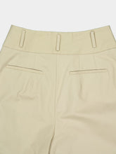 Altuzarra Beige Wide-Leg Cotton Trousers