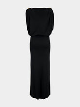 Altuzarra Black Henderson Draped Maxi Dress