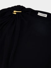 Altuzarra Black Henderson Draped Maxi Dress