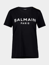 Balmain Logo-Print Cotton T-Shirt