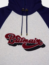 Balmain Logo-Print Raglan-Sleeve Hoddie