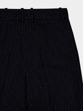 Balmain Striped Wool-Blend Flared Trousers