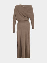 Altuzarra Cocoa Melange Kasos Cashmere Maxi Dress