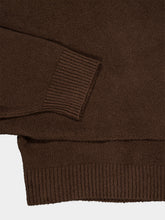 Altuzarra Cocoa Draped Scarf Sweater