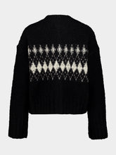 Altuzarra Black Haven Fair Isle Cardigan