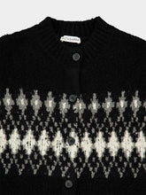 Altuzarra Black Haven Fair Isle Cardigan