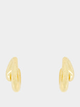 Panconesi Gold Double Blow Up Earrings
