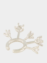 Panconesi Silver Kismet Huggie Zircon Ear Cuff