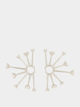 Panconesi Silver Kismet Zircon Hoops