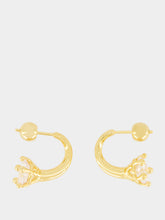 Panconesi Gold Nova Zircon Earrings