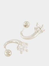 Panconesi Silver Nova Zircon Earrings