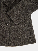 Dolce & Gabbana Grey Dotted Wool Single-Breasted Jacket