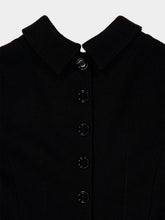 Dolce & Gabbana Black Fitted Virgin Wool Single-Breasted Jacket