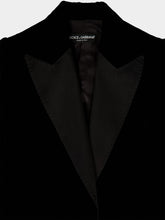 Dolce & Gabbana Black Single-Breasted Velvet Turlington Tuxedo Jacket