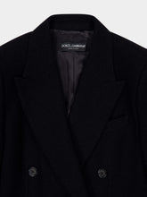 Dolce & Gabbana Black Wool Cloth Double-Breasted Jacket
