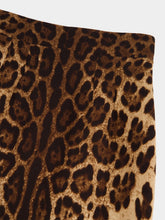 Dolce & Gabbana Leopard-Print Midi Pencil Skirt