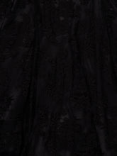 Dolce & Gabbana Black Chantilly Cotton and Silk Lace Midi Skirt