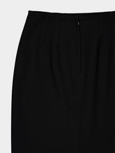 Dolce & Gabbana Black Double Wool Crêpe Pencil Skirt