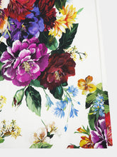 Dolce & Gabbana Flower Bouquet-Print Midi Skirt