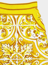 Dolce & Gabbana Majolica-Print Brocade Midi Skirt