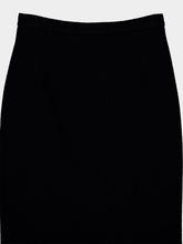 Dolce & Gabbana Black Wool Pencil Skirt