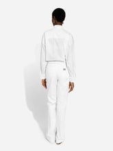 Dolce & Gabbana White Cotton Shirt with Embroidered Collar