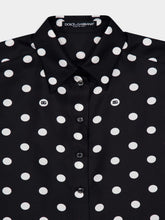 Dolce & Gabbana Polka-Dot Print Silk Shirt