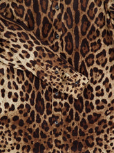 Dolce & Gabbana Leopard-Print Silk Satin Shirt