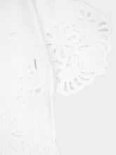 Dolce & Gabbana White Oversized Embroidered Shirt