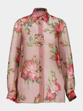 Dolce & Gabbana Rose Bouquet Silk Shirt