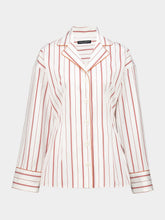 Dolce & Gabbana Red Striped Poplin Shirt
