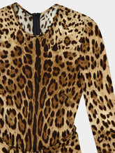 Dolce & Gabbana Leo Print Jersey Midi Dress