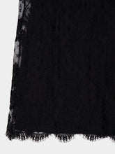 Dolce & Gabbana Black High Neck Lace Mini Dress