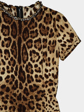 Dolce & Gabbana Leo-Print Silk Charmeuse Maxi Dress