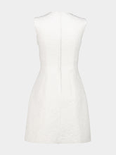 Dolce & Gabbana White Floral Jacquard Mini Dress