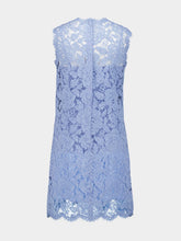 Dolce & Gabbana Sleeveless Floral Lace A-Line Dress
