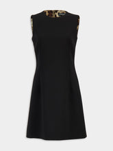 Dolce & Gabbana Black Virgin Wool Sleeveless Mini Dress