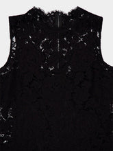 Dolce & Gabbana Black Floral Lace Top